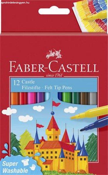 Filctoll készlet, FABER-CASTELL, 12 különböző szín"Castle"