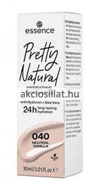 Essence Pretty Natural hidratáló alapozó 040 Neutral Vanilla 30ml