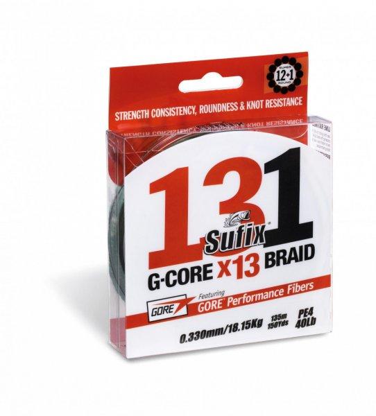 Sufix 131 G-Core Braid 13 szálas fonott zsinór 0,165mm 9,1kg 150m Lo Vis Green
élénk zöld (ASU640397)