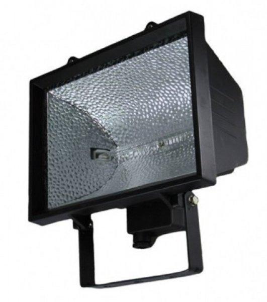Halogén reflektor r-150W, fekete, 78 mm