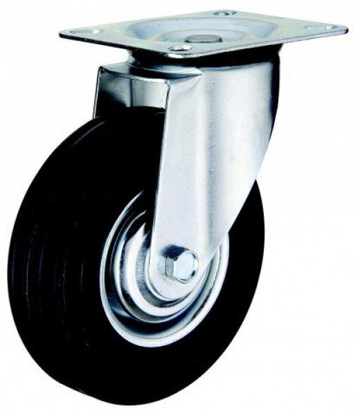 Forgó kerék csapággyal fém felnivel átmérő 100 mm, 130 mm, 60 kg