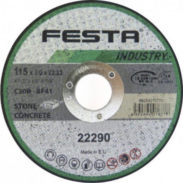 Kővágó korong FESTA Industry 230 x 3,0 x 22,2 mm