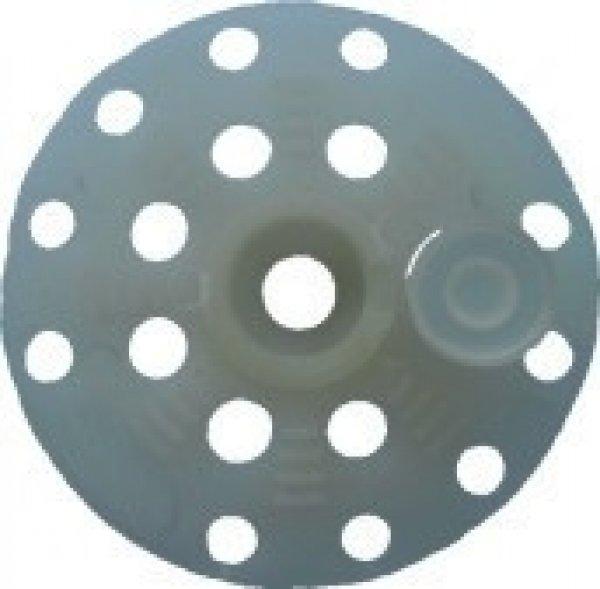 Szigetelésrögzítő műanyag tányér kupakkal TTP 60x5 mm, 500 db.