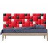 Mbr falvd-25 faldekorci (200x75 cm) piros, fehr, feke