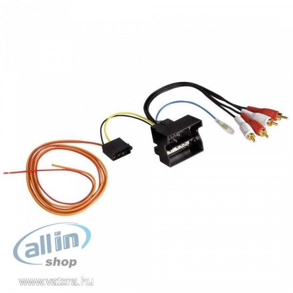 Hama Active System Adapter / Audi / Bose Quadlock fekete kábel interfész /
gender adapter