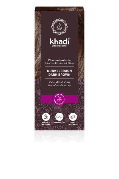 Khadi bio hajfesték por sötétbarna 100 g