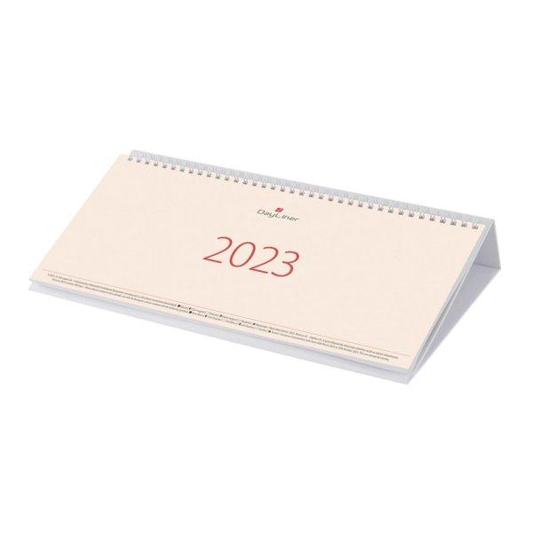 Asztali naptár Kódex fekvő fehér lapokkal fehér 320 × 150 mm Dayliner
2024.