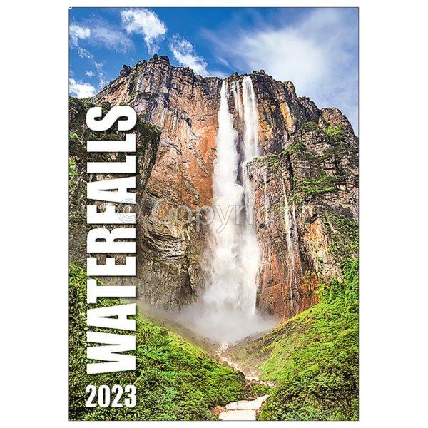 Falinaptár képes 315 × 450 mm Waterfalls Dayliner 2024.
