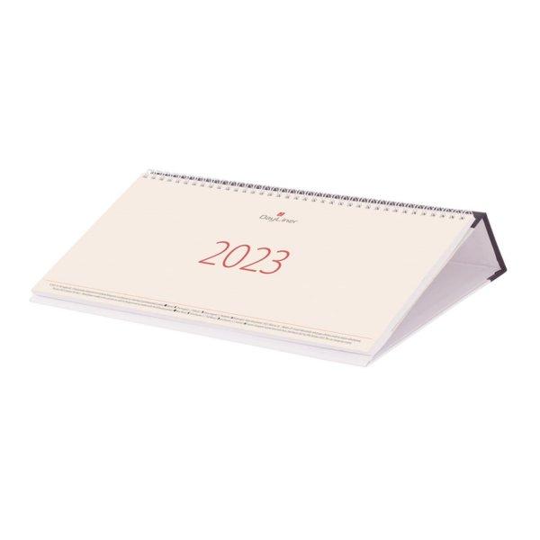 Asztali naptár Kódex fekvő fehér lapokkal fekete 320 × 150 mm Dayliner
2024.