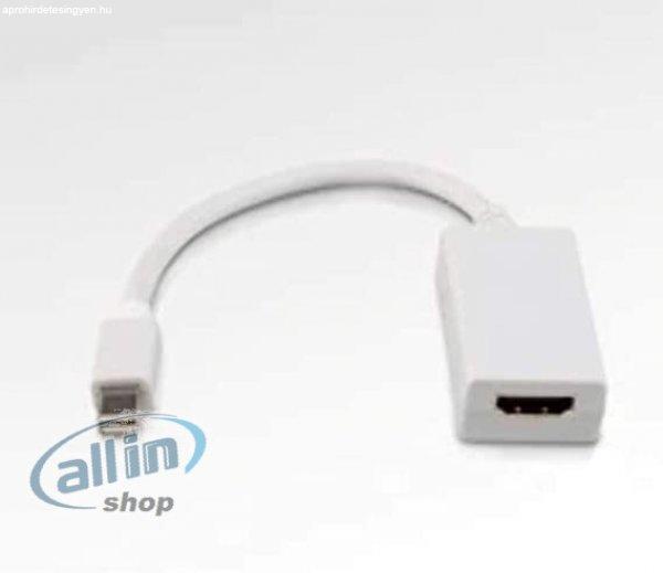 MicroConnect - Mini Displayport-HDMI M-F 15 cm ,fehér