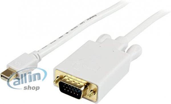 StarTech.com Mini DisplayPort és VGA 3 m-től mDP-ig VGA 1920x1200-ig - Fehér