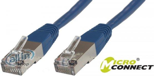 MicroConnect CAT6 S/FTP hálózati kábel 7 m, kék