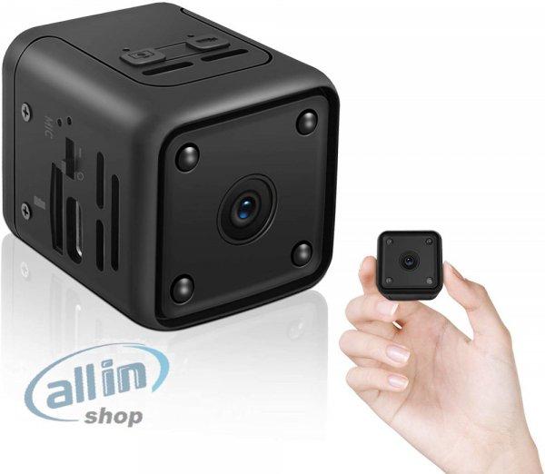 Mini megfigyelő kamera, 1080P HD Hosszú akkumulátor üzemidő,Videohívás,IR
éjszakai látás