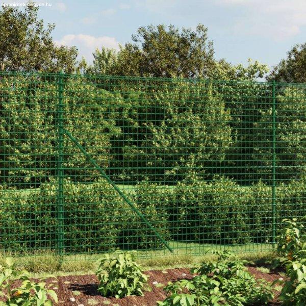 Zöld dróthálós kerítés illesztőperemmel 1,6x25 m
