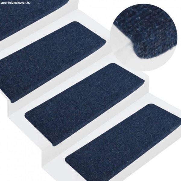 15 db kék öntapadó lépcsőszőnyeg 65x24,5x3,5 cm