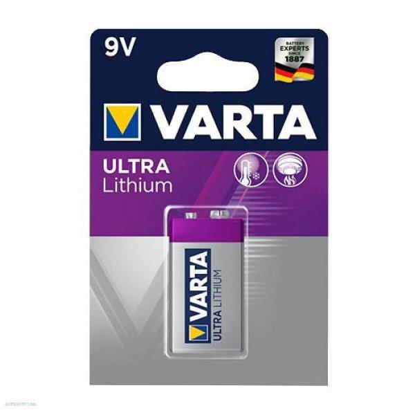 Hasáb elem Varta Professional Lithium 9V 1 db