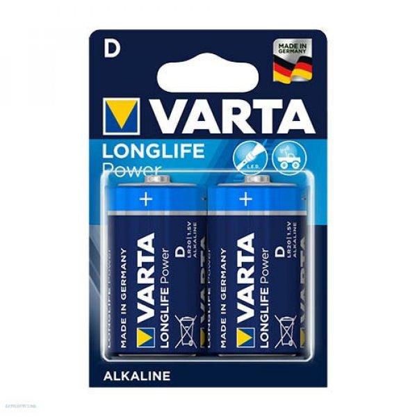 Elem góliát LR20 1,5V 2db Varta High Energy tartós