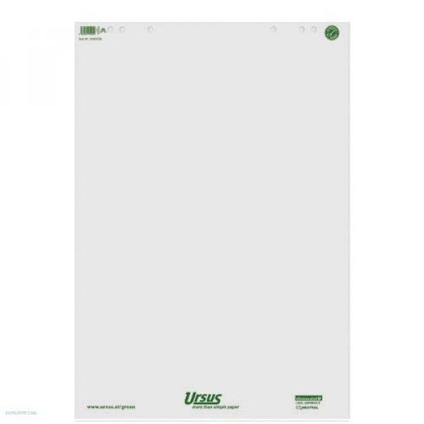 Flipchart papír sima 68x99cm 80g 20lap/tömb újrahasznosított papírból