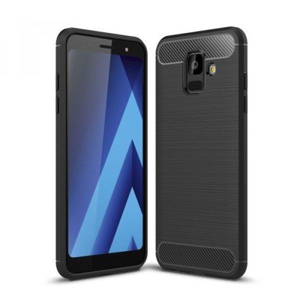 Samsung Galaxy A6 (2018) Szilikon Tok Ütésállókivitel Karbon Mintázattal
Fekete