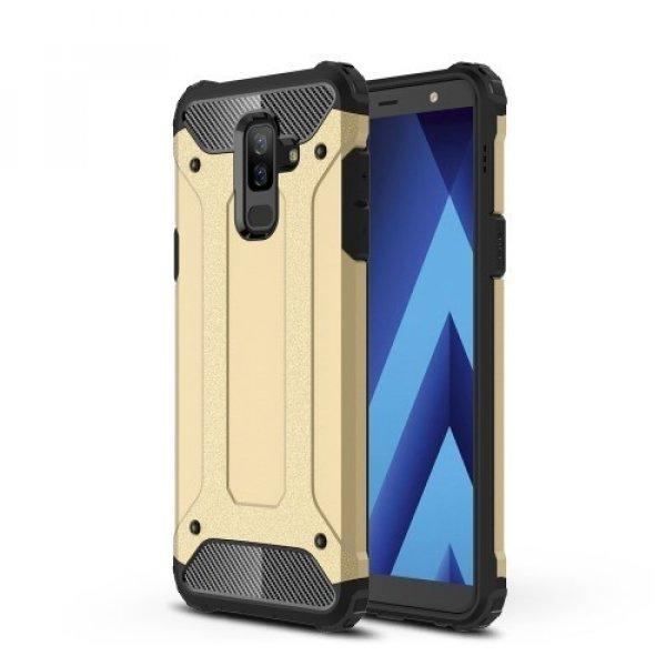 Samsung Galaxy A6+ (2018) Ütésálló Armor Tok Guard Series 2in1 Arany