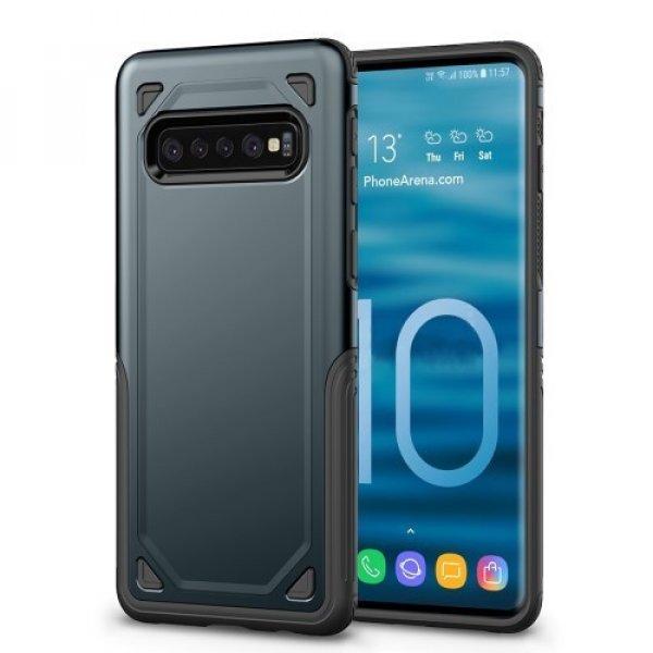 Samsung Galaxy S10 Tok Ütésálló Armor Rugged Series 2in1 Csúszásgátlóval
Sötétkék