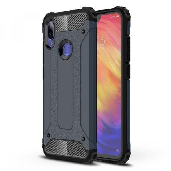 Xiaomi Redmi Note 7 Ütésálló Armor Tok Guard Series 2in1 Sötétkék