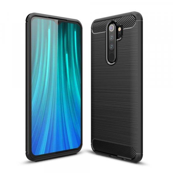 RMPACK Xiaomi Redmi Note 8 Pro Szilikon Tok Ütésállókivitel Karbon
Mintázattal Fekete