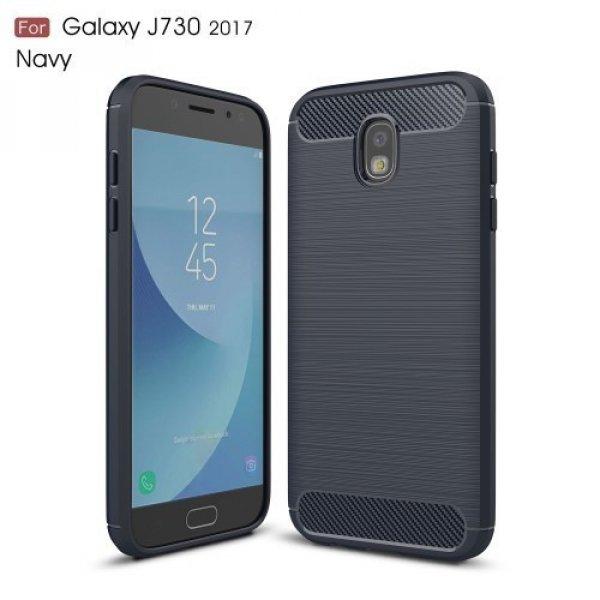 Samsung Galaxy J7 2017 Tok Szilikon Szálcsiszolt Karbon Mintázat
Ütésállókivitel Sötétkék