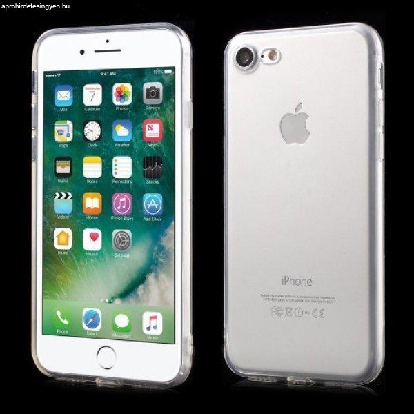 iPhone 7 8 Tok Szilikon TPU Fényes - Glossy Áttetsző