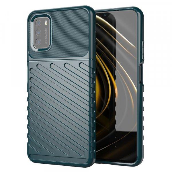 RMPACK Xiaomi Poco M3 Szilikon Tok Twill Ütésálló Thunder Series Kivitel
Zöld