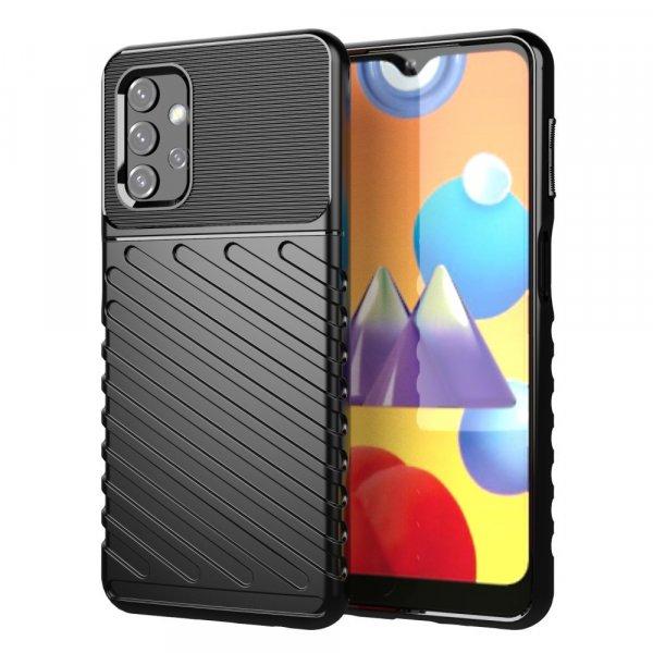 RMPACK Samsung Galaxy A32 5G Szilikon Tok Twill Ütésálló Thunder Series
Kivitel Fekete