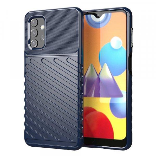 RMPACK Samsung Galaxy A32 5G Szilikon Tok Twill Ütésálló Thunder Series
Kivitel Sötétkék