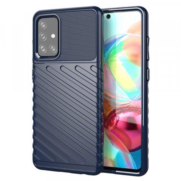 RMPACK Samsung Galaxy A72 5G Szilikon Tok Twill Ütésálló Thunder Series
Kivitel Sötétkék