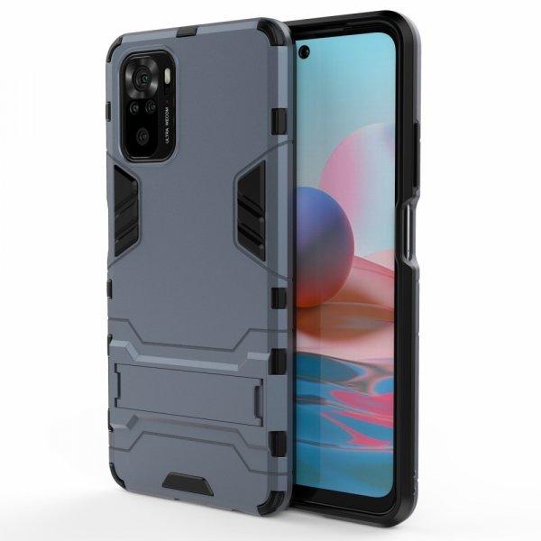 RMPACK Xiaomi Redmi Note 10 Tok 2in1 Ütésálló - Kitámasztható TPU Hybrid
Kék