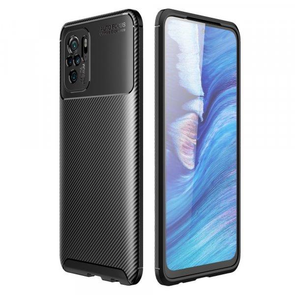 RMPACK Xiaomi Redmi Note 10 Tok Szilikon TPU NEW Carbon Fiber - Karbon Minta
Fekete