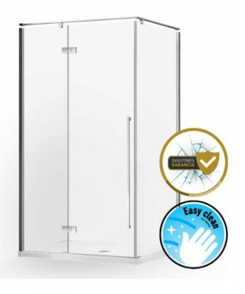 Wellis Sorrento Plus 90 1 nyílóajtós szögletes zuhanykabin jobbos- Easy
Clean bevonattal