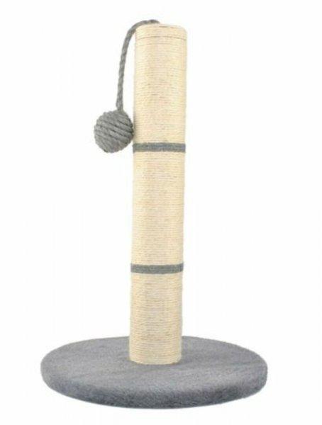 Macska kaparófa 45cm - szürke játékkal