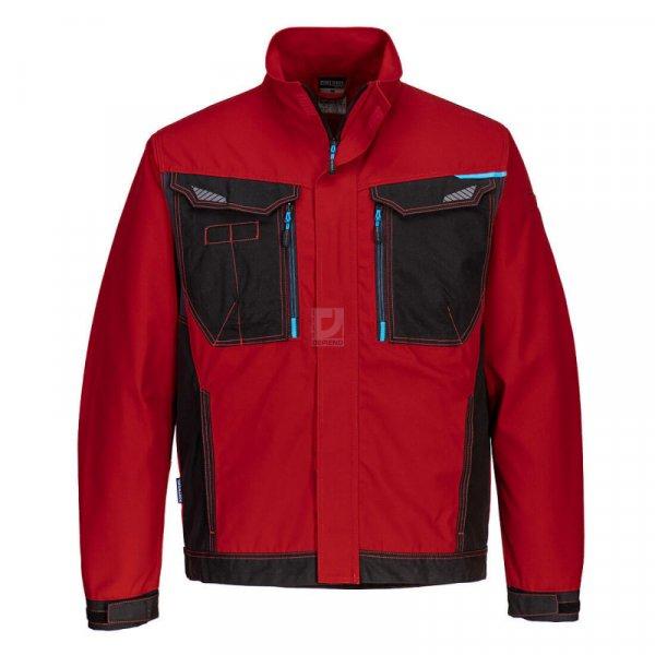 Portwest WX3 kabát (sötét piros M)