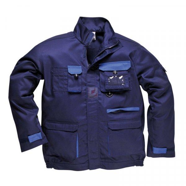 Portwest Texo kétszínű kabát (tengerészkék M)