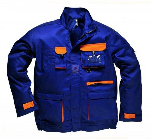 Portwest Texo kétszínű kabát (tengerészkék/narancs 2XL)