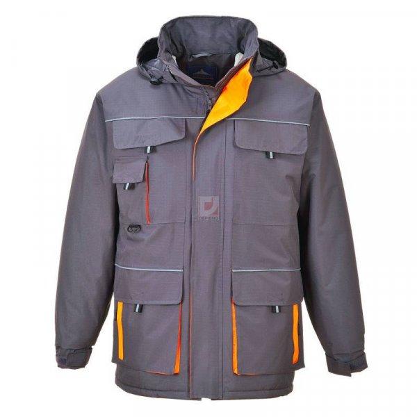 Portwest Texo Contrast kabát (szürke XL)