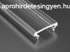 Magastott tltsz PVC takarprofil 1 mteres profilokhoz