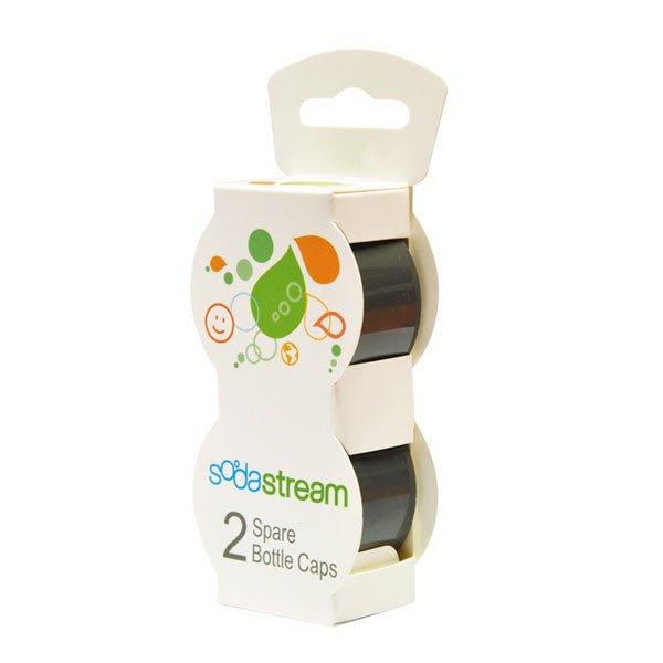 SodaStream Fekete Kupak műanyag palackokhoz 2 db