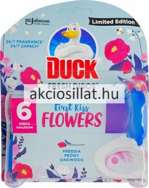 Duck Fresh Discs WC-öblítő korong First Kiss Flowers 36ml