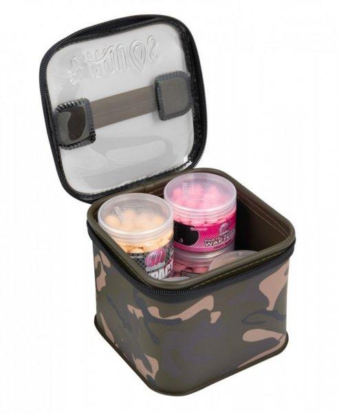 Fox Aquos Camo Bait Storage Medium Plus - Csalis És Aprócikkes Táska -
17X17X13Cm (Cev014)