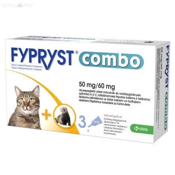Fypryst Combo macska és vadászgörény számára 0,5ml 10db