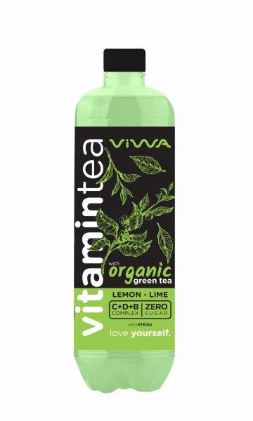 Viwa vitamintea green tea lemon 600 ml