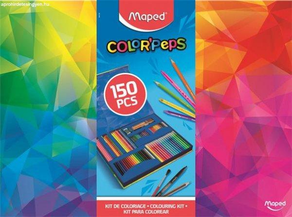 Óriás színező készlet, MAPED "Color'Peps", 150 darabos