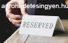 Reserved asztaltbla Securit (5db) (TN-RES-EN-WT)