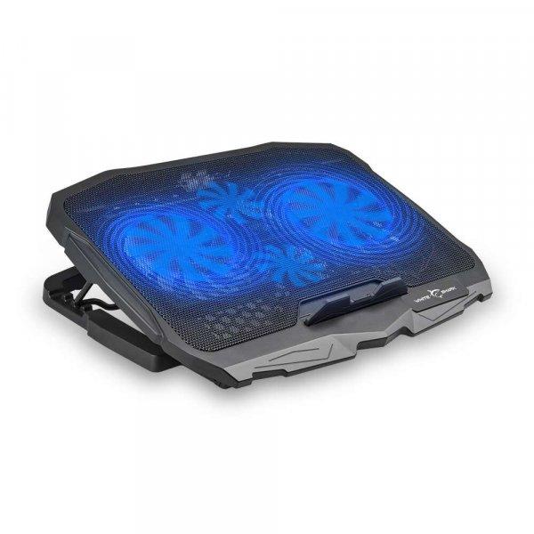 Laptop Hűtő White Shark Ice Warrior GCP-25, 17,3″, LED világítás,
Állítható, Fekete